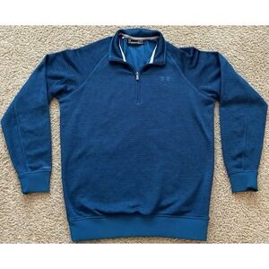 Under Armor‎ Storm 1/4 Zip Shirt L Coldgear  Long Sleeve Loose Fit Pullover